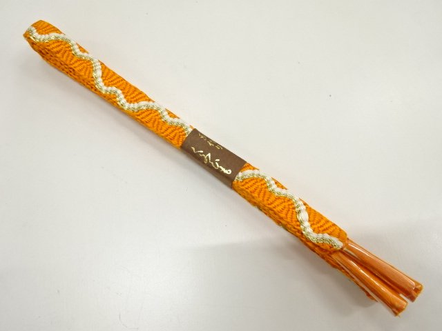 JAPANESE KIMONO / UNUSED HAND-TIED OBIJIME